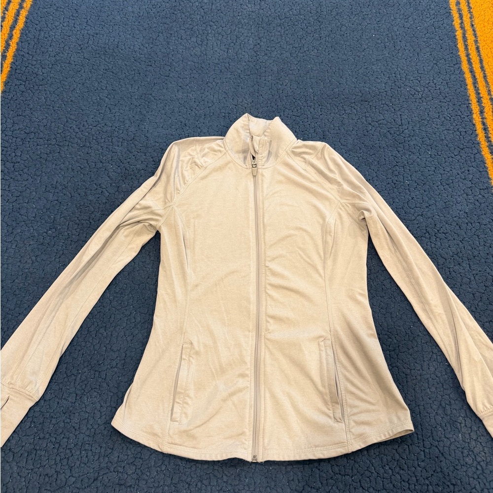 Old Navy Light Gray Full-Zip Bomber Jacket
